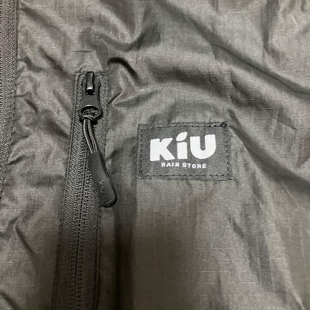 KiU 空調服 ベスト 黒 L ファン 充電器付き　セット