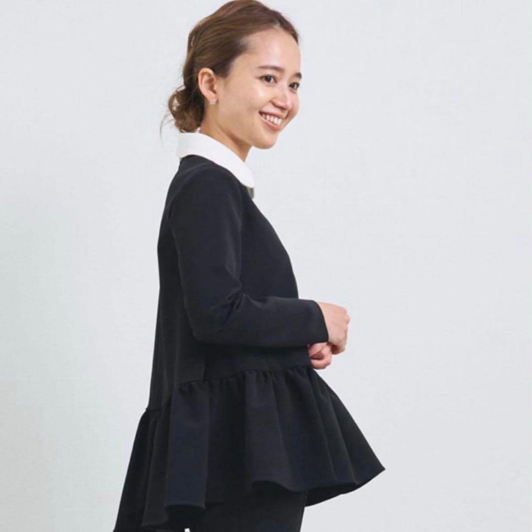 美品　yori ラウンドカラードレスブラウス　セレモニー