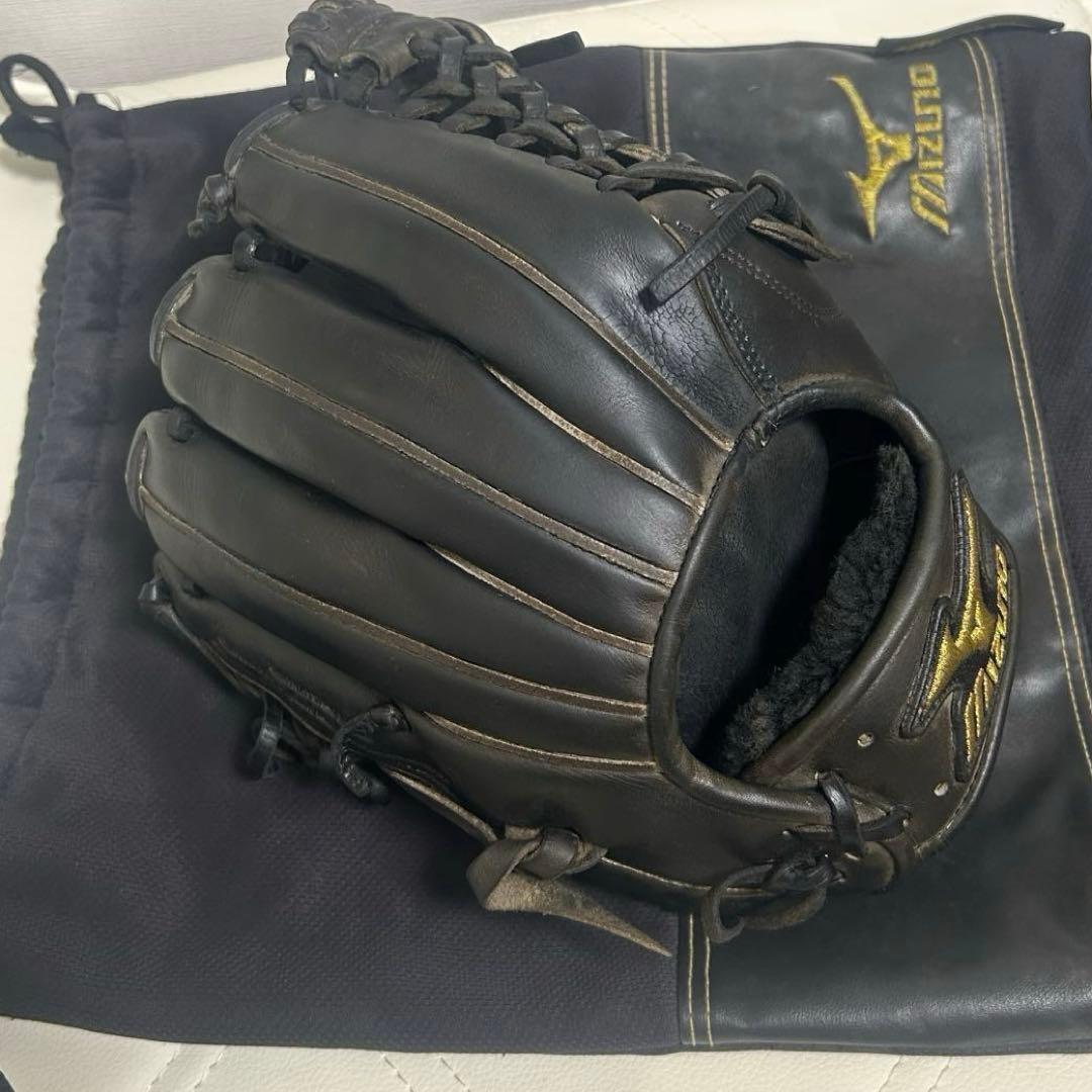 Mizuno Pro ミズノプロ　硬式グローブ　内野手用　ブラック