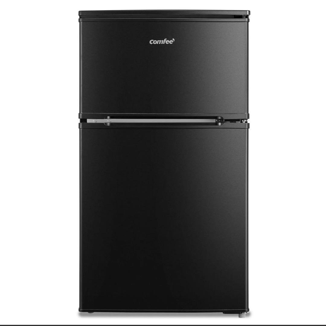 【新品】COMFEE 冷蔵庫 90L 2ドア ブラック RCT90BL(E)
