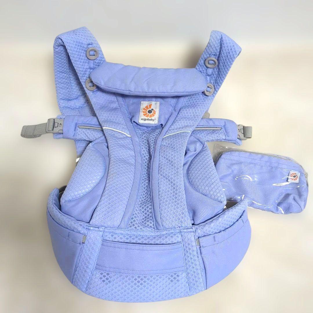 ✨希少カラー✨エルゴベビー抱っこひもオムニブリーズ　ブルーラベンダー