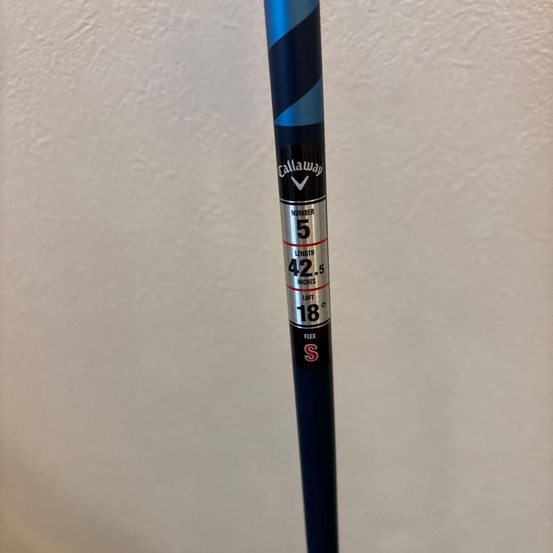 極美品Callaway PARADYM X 5W18° VENTUS 5-S