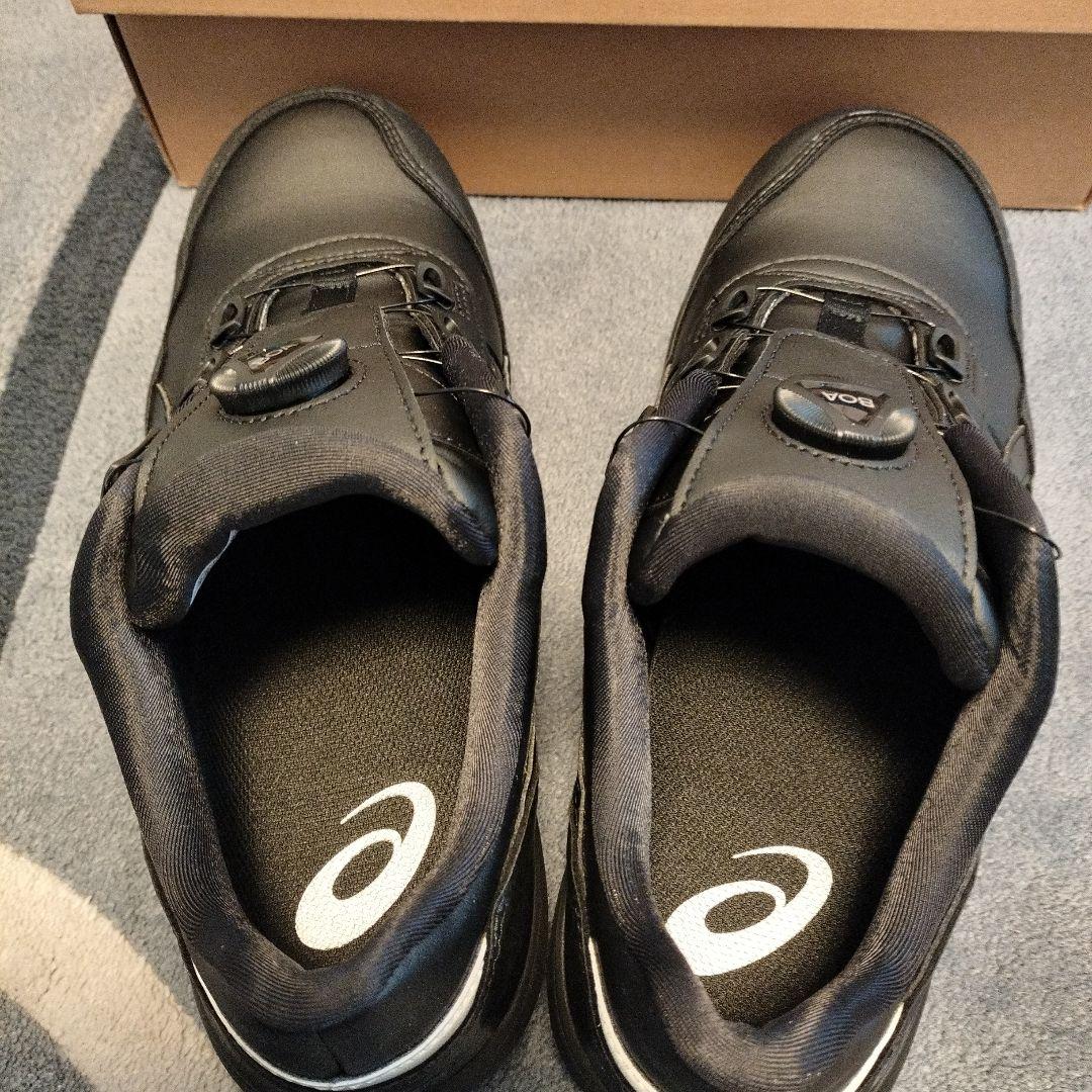 【新品】ASICS BOA ウィンジョブ CP306 BOA 安全靴 ブラック