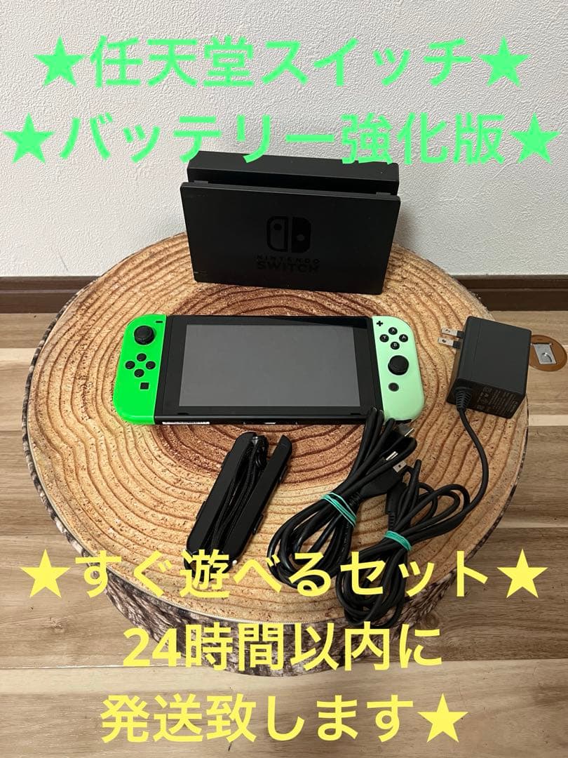 Nintendo Switch ニンテンドースイッチ本体　GRN/MGRN箱無し