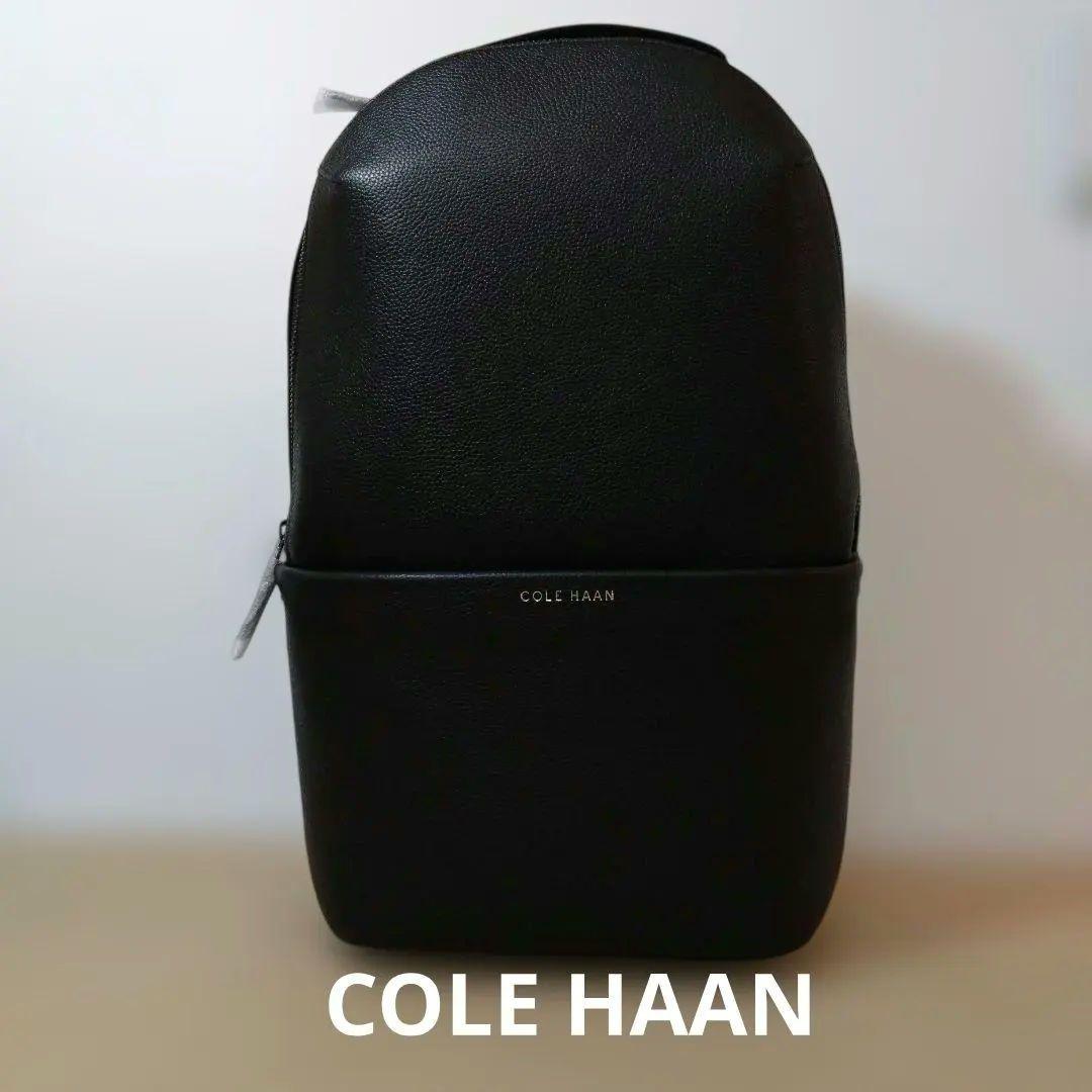 新品 COLE HAAN レザー バックパック 黒 コールハーン