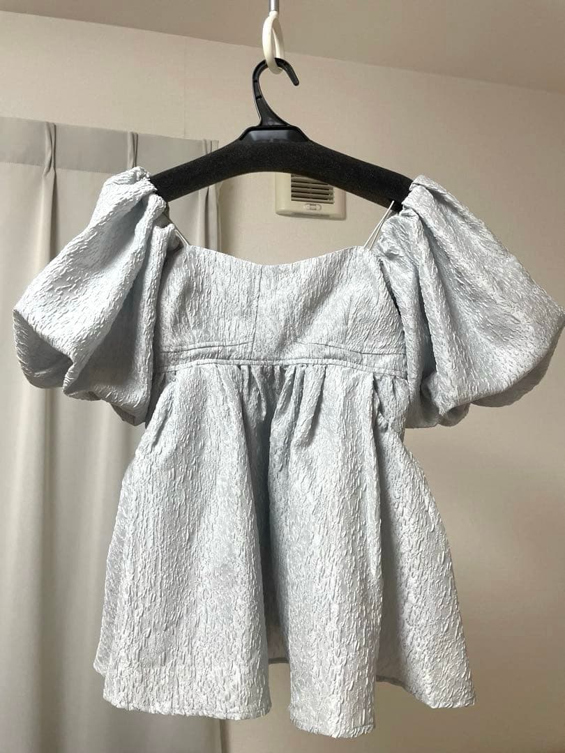 超美品　リリーブラウン LILYBROWN 3WAYジャガードペプラムビスチェ