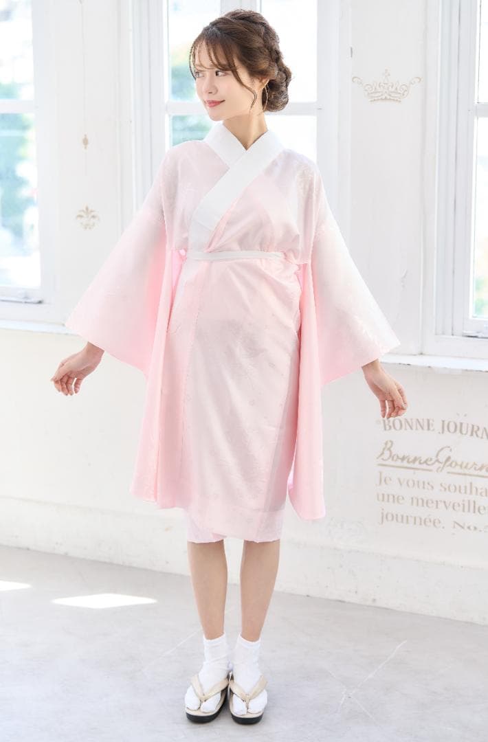 【11点SET】【卒業式袴用】着付け9点＋長襦袢＋着物肌着スリップの11点セット