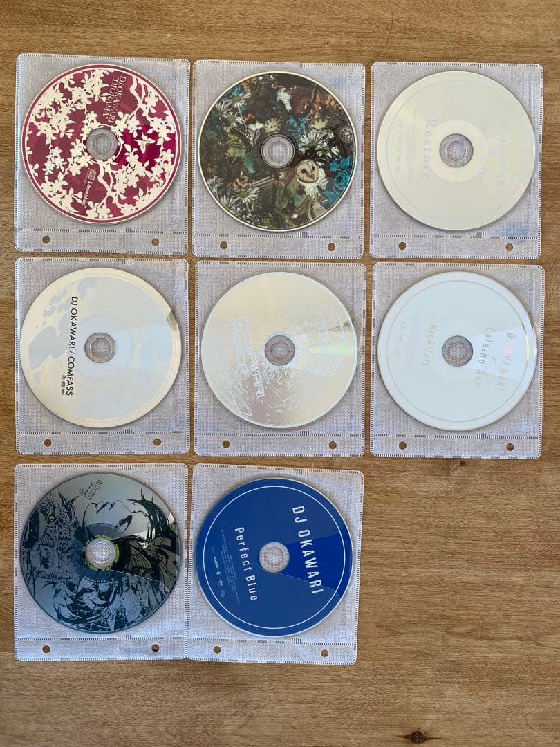 DJ OKAWARIのCDコレクション Restore , Nightfall等