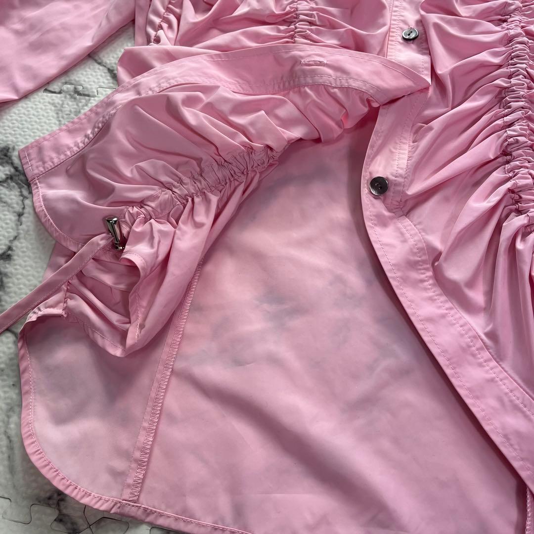 MAISON SPECIAL パフスリーブ 2WAYタフタシャツ　ギャザー