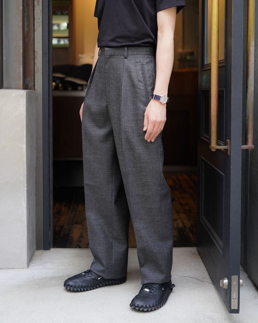 ど*ん様 新品 NEAT ニート SCOTCH CHEVIOT SROUSERS