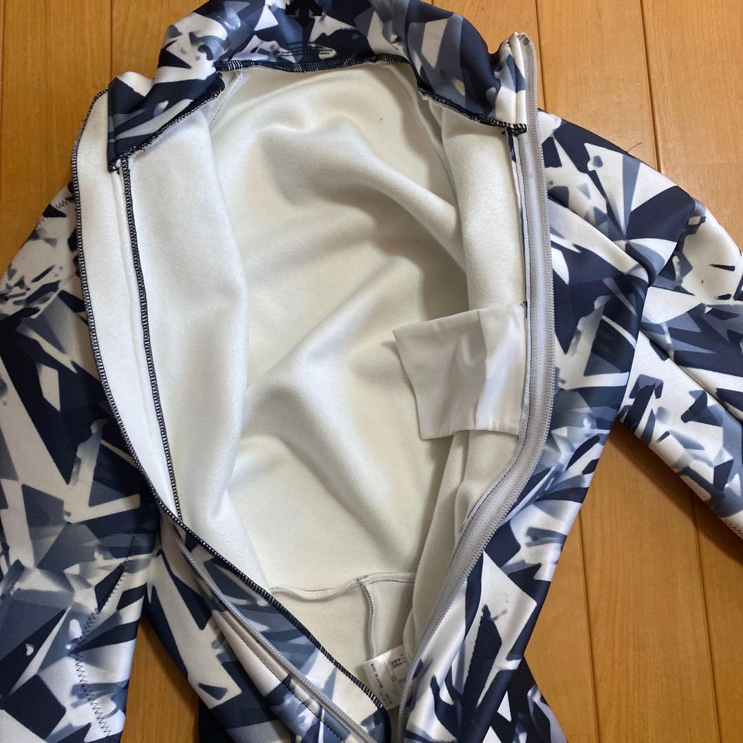 子ども用スキーウェア ワンピ　160 ワンピース　スキー　レーシングスーツ　白