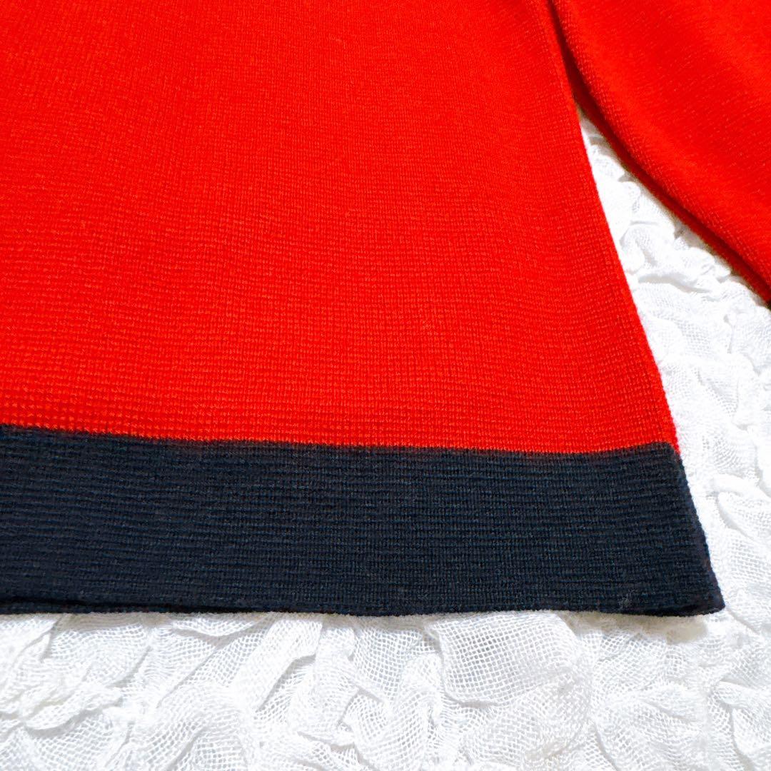 Burberrys旧タグカーディガン 赤 金ボタン ホースマーク ８０年代