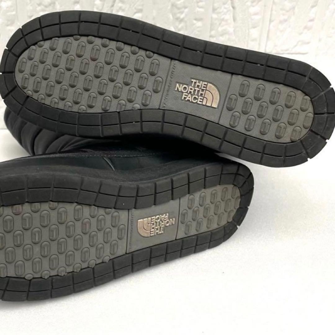 ザノースフェイス 防水ブラックムートンブーツヌプシ アモア 25cm