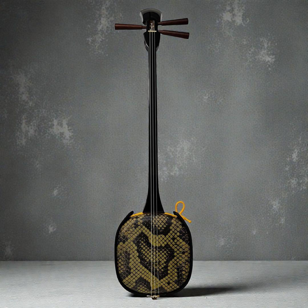 初心者安心✨沖縄三線 人工皮 入門フルセット 美品 和楽器 三線 美品✨