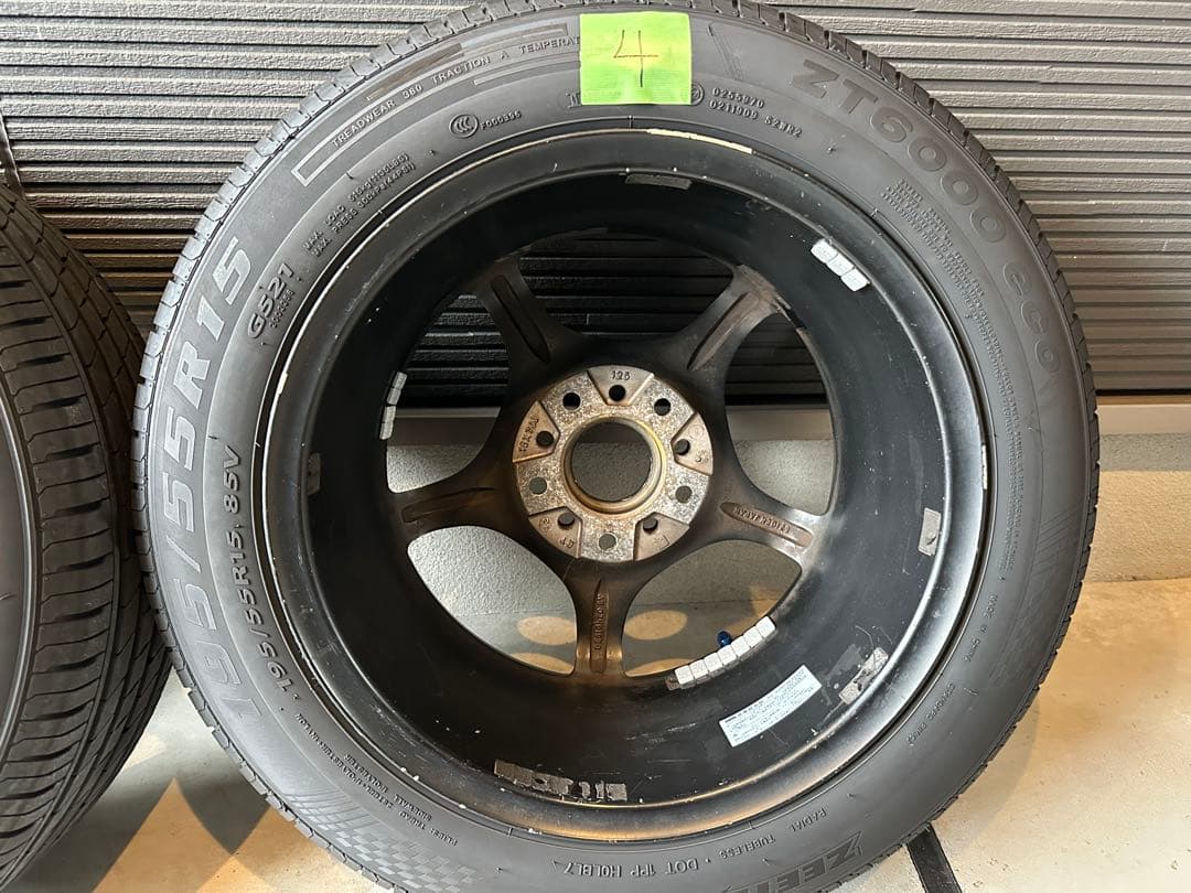 ＃８５　5ZIGEN ProRacer 15インチのホイールセット