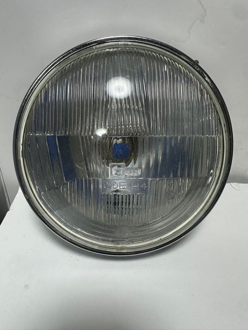 希少廃盤品当時物シビエ一文字180πシビエ凹みレンズ付きヘッドライト