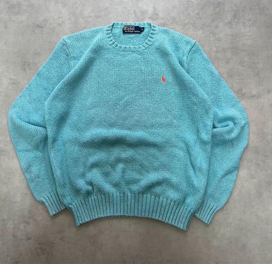90s polo Ralph Lauren ポロ ラルフローレン コットンニット