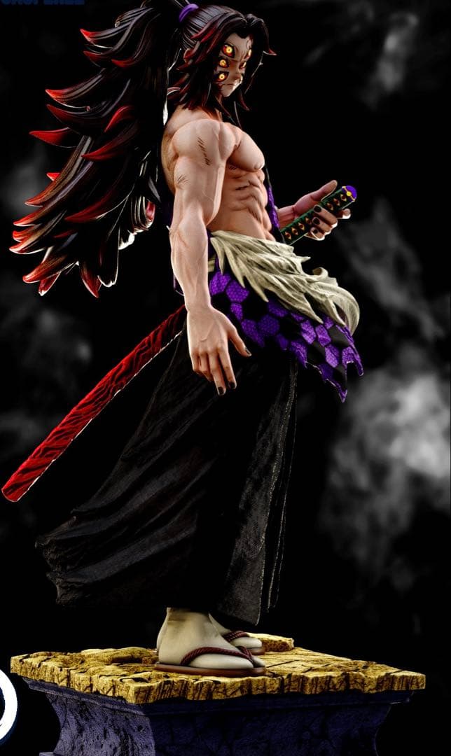 鬼滅　フィギュア　ガレージキット　未塗装未組立　鬼滅の刃　上弦の壱　黒死牟