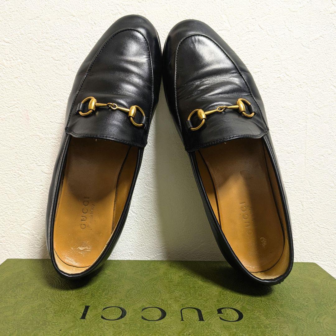 GUCCI　ホースビットローファー　ヨルダーン　黒　36　1/2