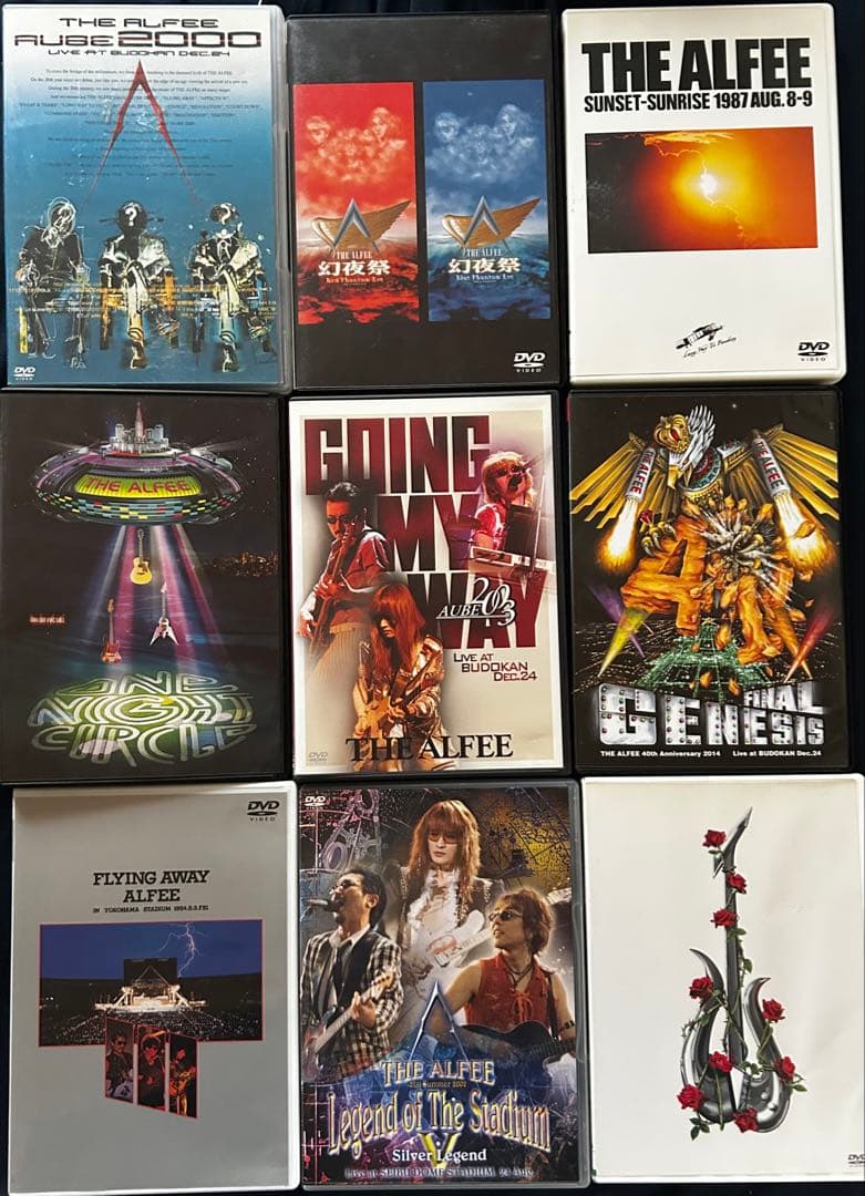ALFEE ライブDVD＋DVDパンフレット　9枚セット