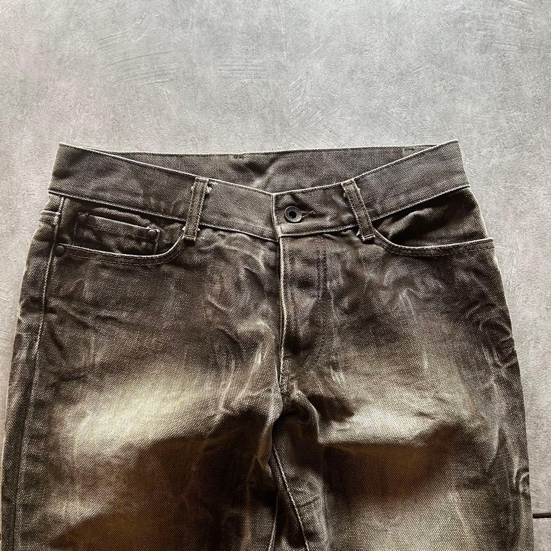 パンツ archive grunge fade damage denim pants