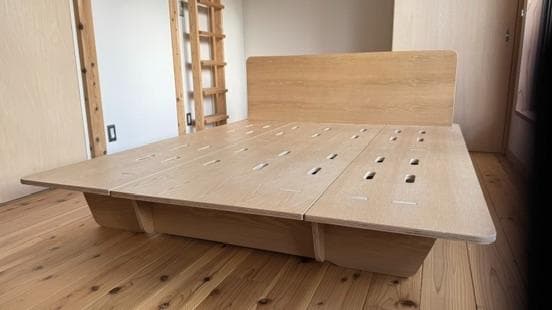 nakko1475 コアラ木製ベッドフレーム　クイーンサイズ