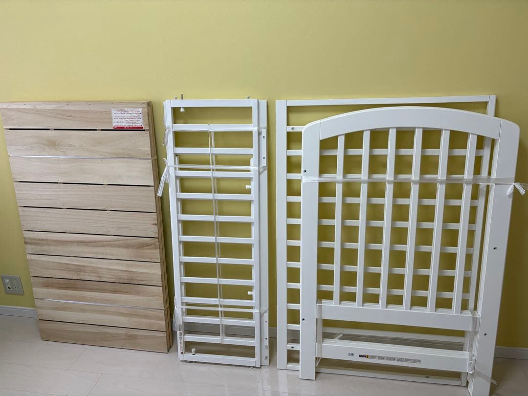 KATOJIハイポジションベビーベッドアーチ（ホワイト）