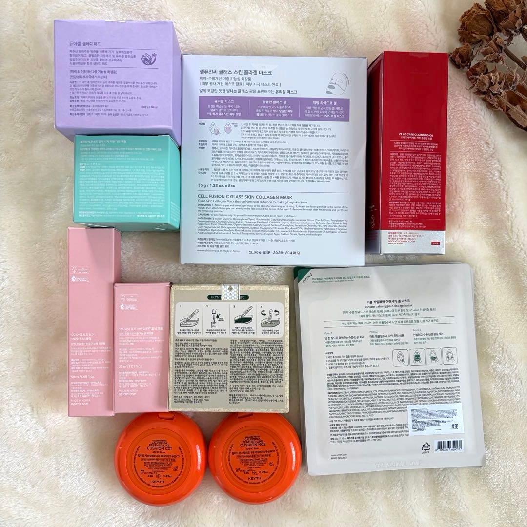 【お買い得‼︎】VTクレンジングなど韓国コスメ10点セット＋サンプルおまけ付き☆