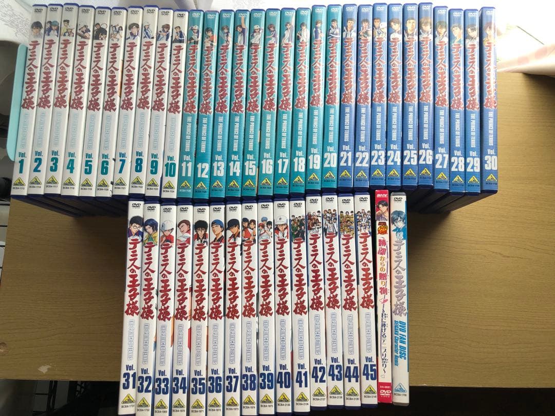テニスの王子様 DVD 全45巻 ファンディスク 劇場版の47枚セット
