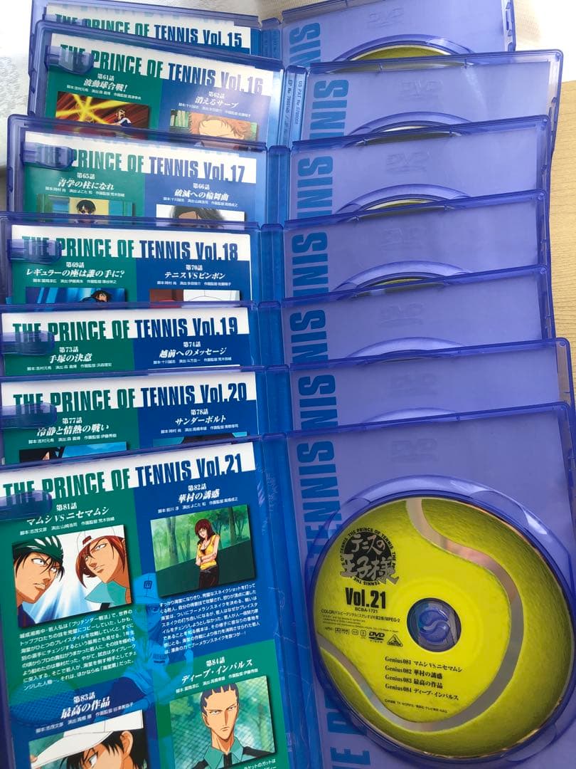 テニスの王子様 DVD 全45巻 ファンディスク 劇場版の47枚セット