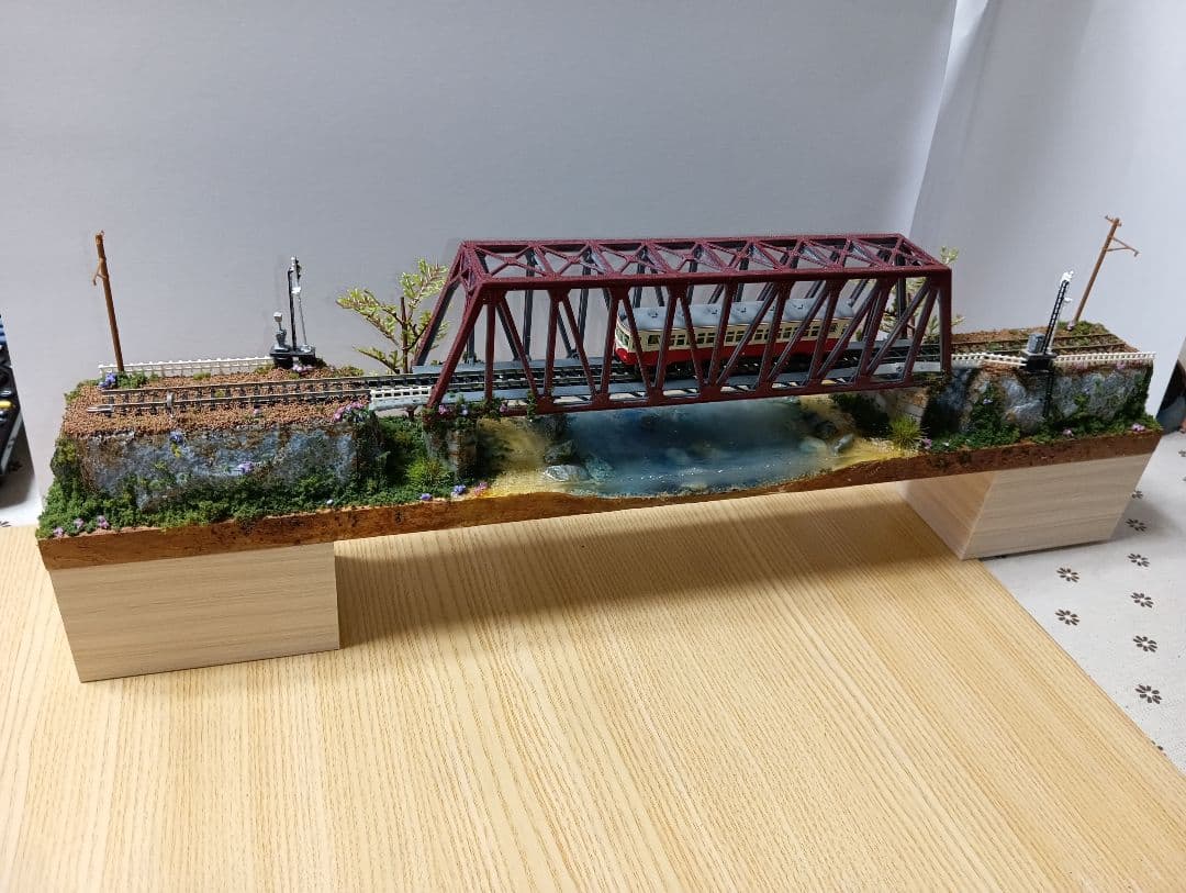 Nゲージ 鉄道模型ジオラマ（車両付き）その3