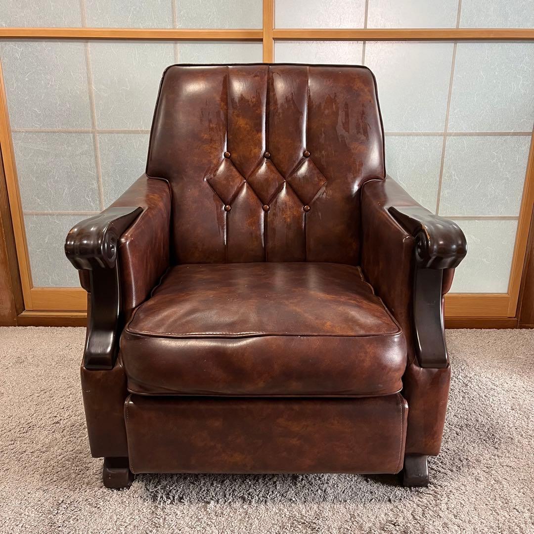 8/31まで！　コメント読んでください　高級　1人掛けソファー　アームレスト付き