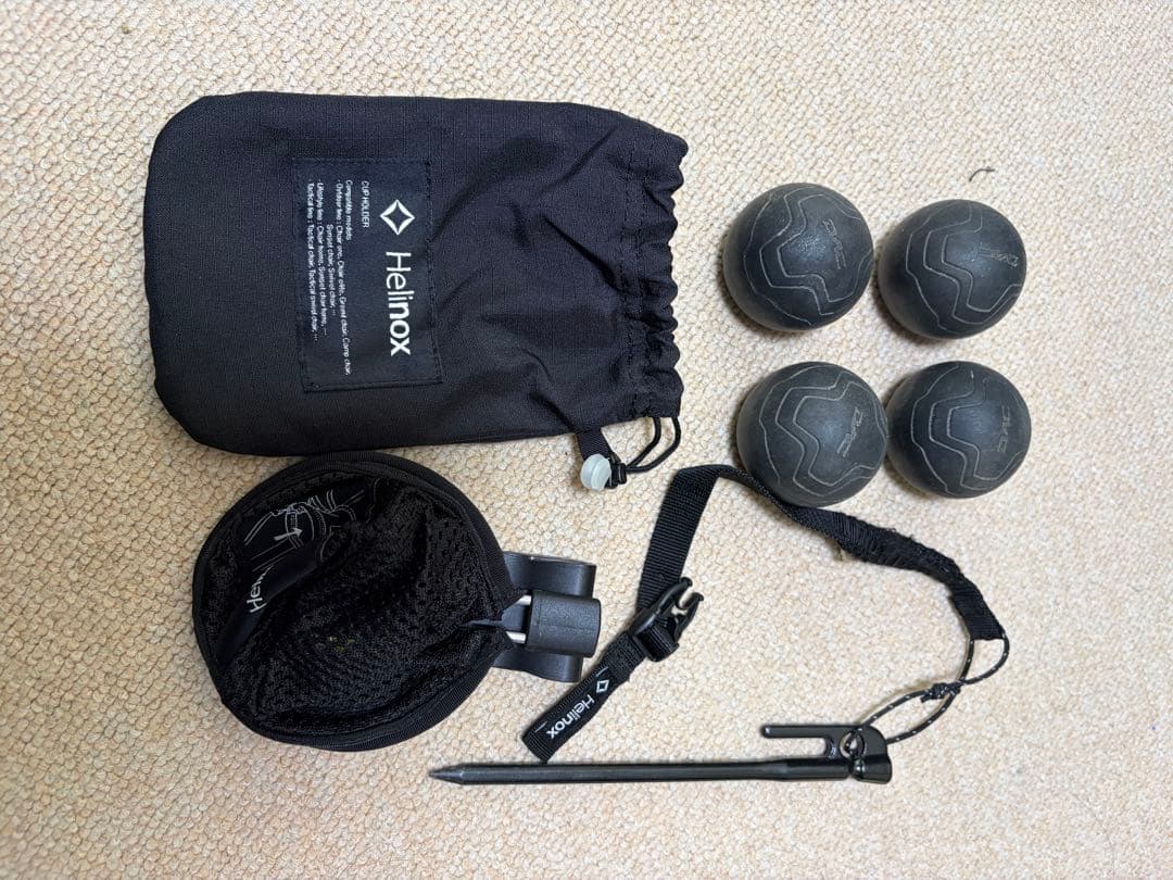 Helinox タクティカルサンセットチェア　ボールフィート　ブラック