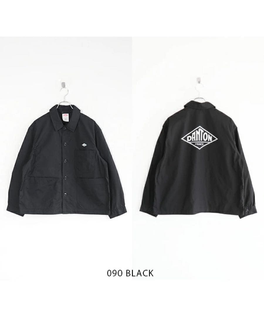 DANTON ダントン BACK LOGO カバーオール コーチジャケット