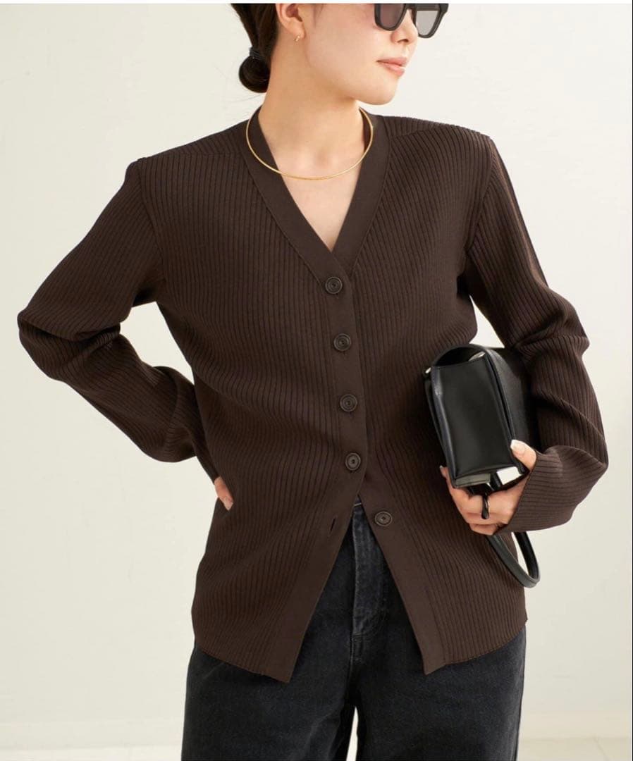 【アオコトさん専用】Plage R'IAM RIBシェイプカーディガン