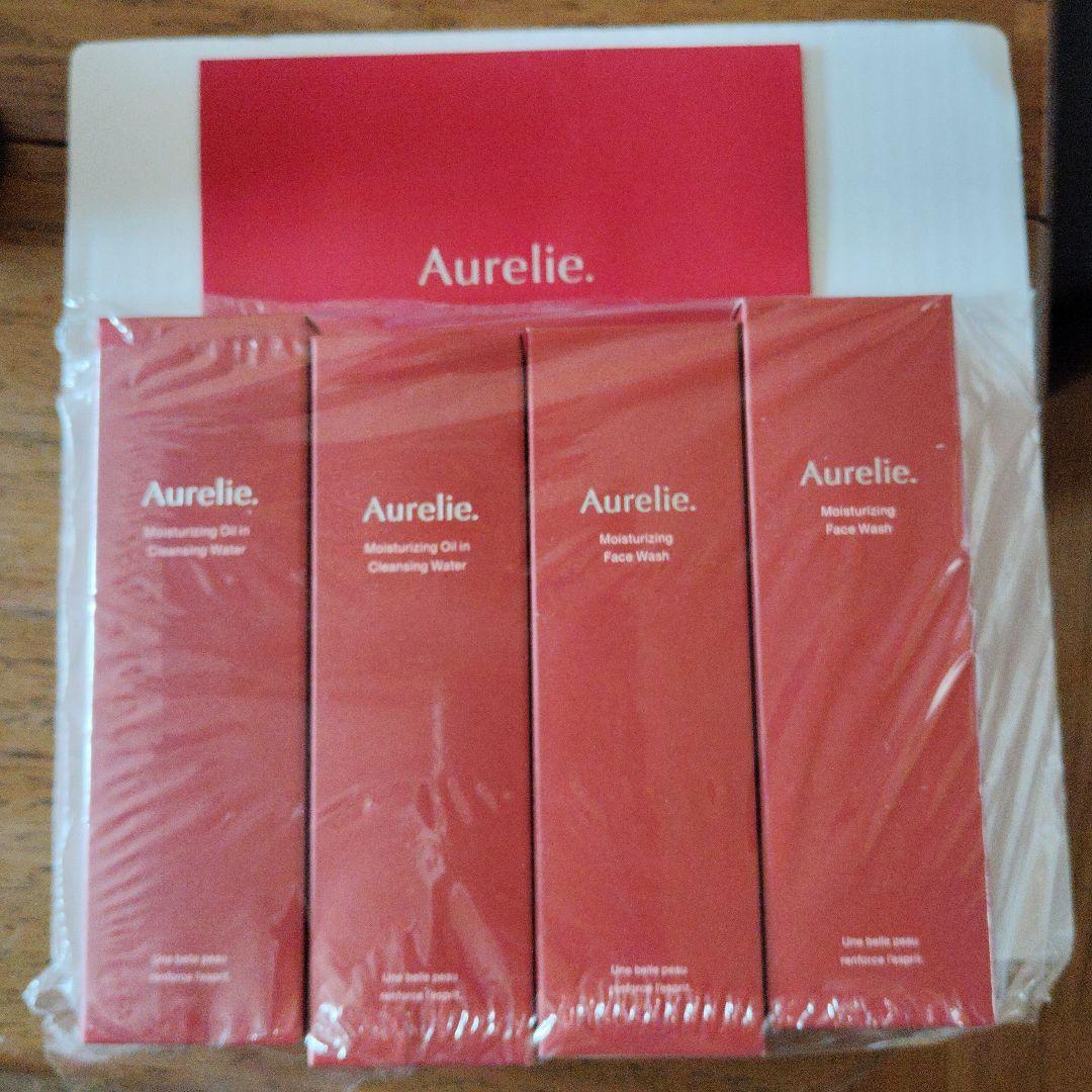 Aurelie 保湿オイルクレンジングウォーターと洗顔料セット