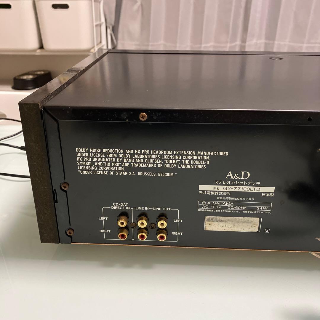 A&D GX-Z7100LTD カセットデッキ 限定版　激レア　ジャンク品