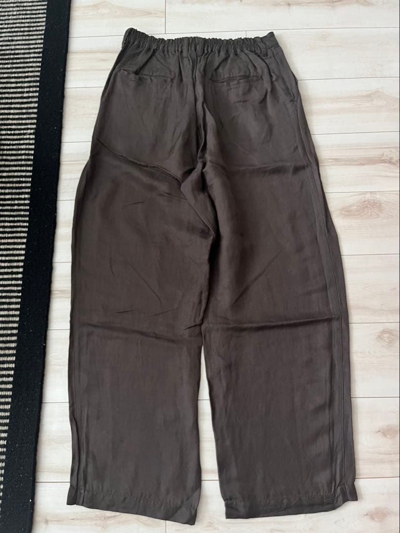 パンツ stein VIS/LI TWILL WIDE EASY TROUSERS
