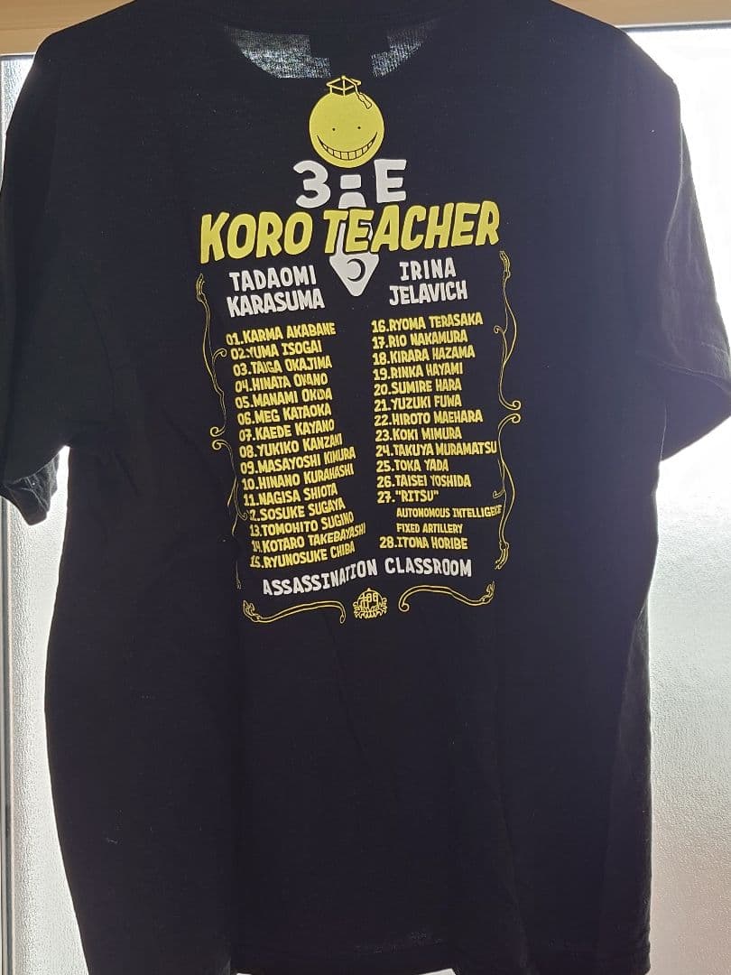 暗殺教室 殺せんせー刺繍パーカー クラスTシャツ