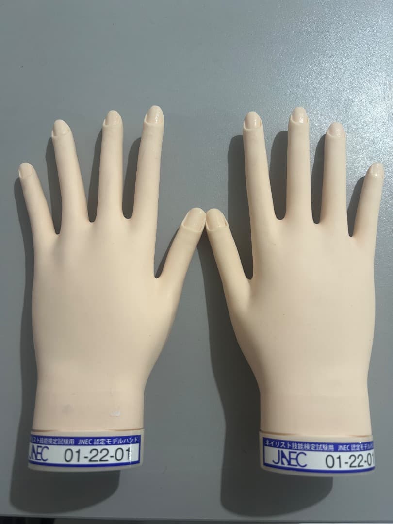 ネイリスト技能検定試験用JNEC認定モデルハンド