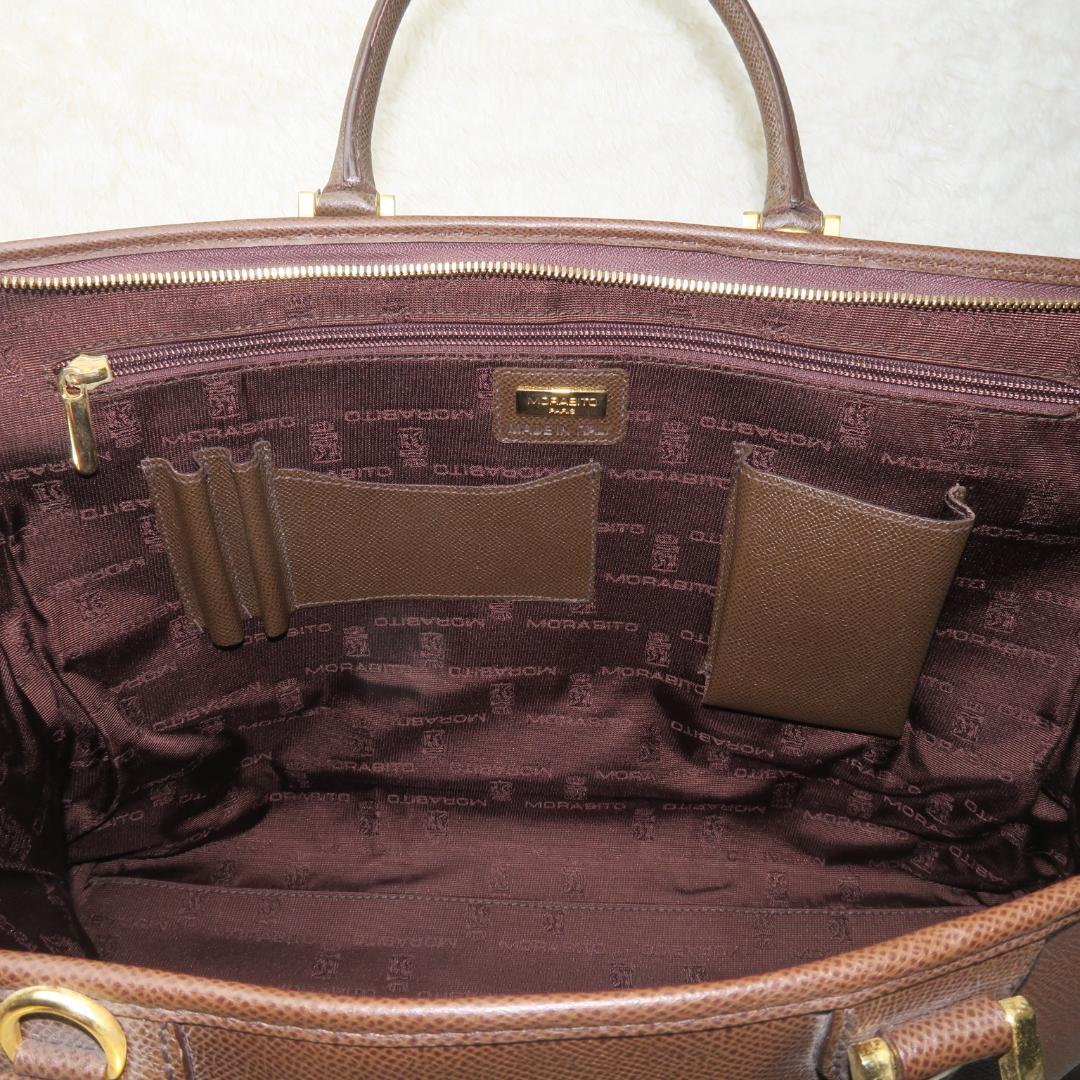 MORABIT モラビト レザー ハンド バッグ ビジネス ブリーフ ケース