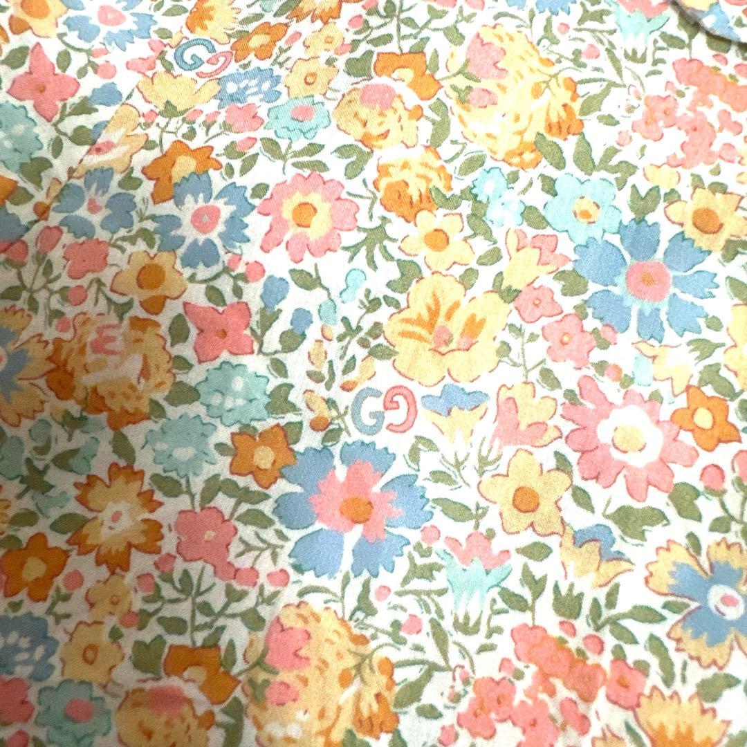 かなで☆ GUCCIグッチ　リバティ　キッズブラウス1110
