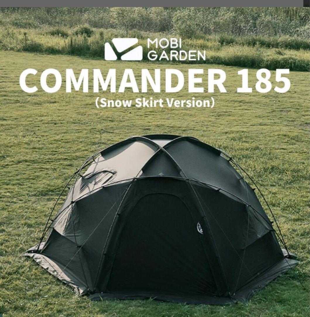 errrrrk　新品 スノースカートCOMMANDER185黒 ルーフ付