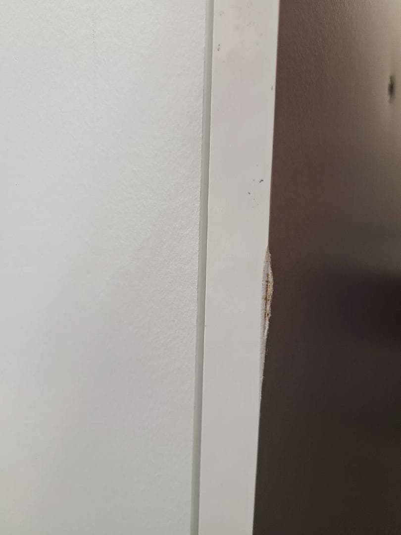 【ラスト１組立完成品】IKEA/イケア クレップスタード：ワードローブ 扉2枚付