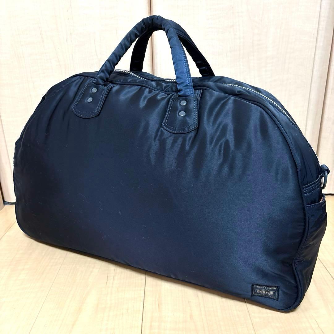 ☆希少☆PORTER ヘッドポーター タンカー ボストンバッグ ネイビー 大容量