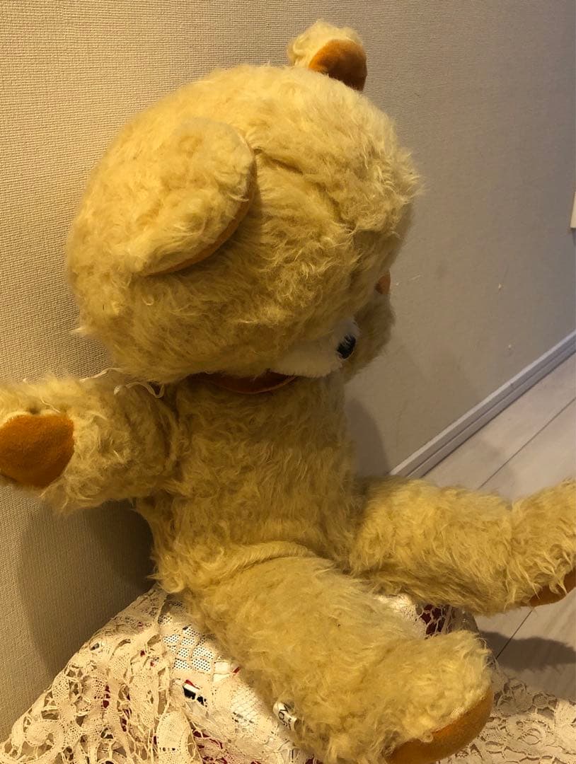 夜中のタイムセール　アンティーク　ヴィンテージ フランス　テディベア　くま　大