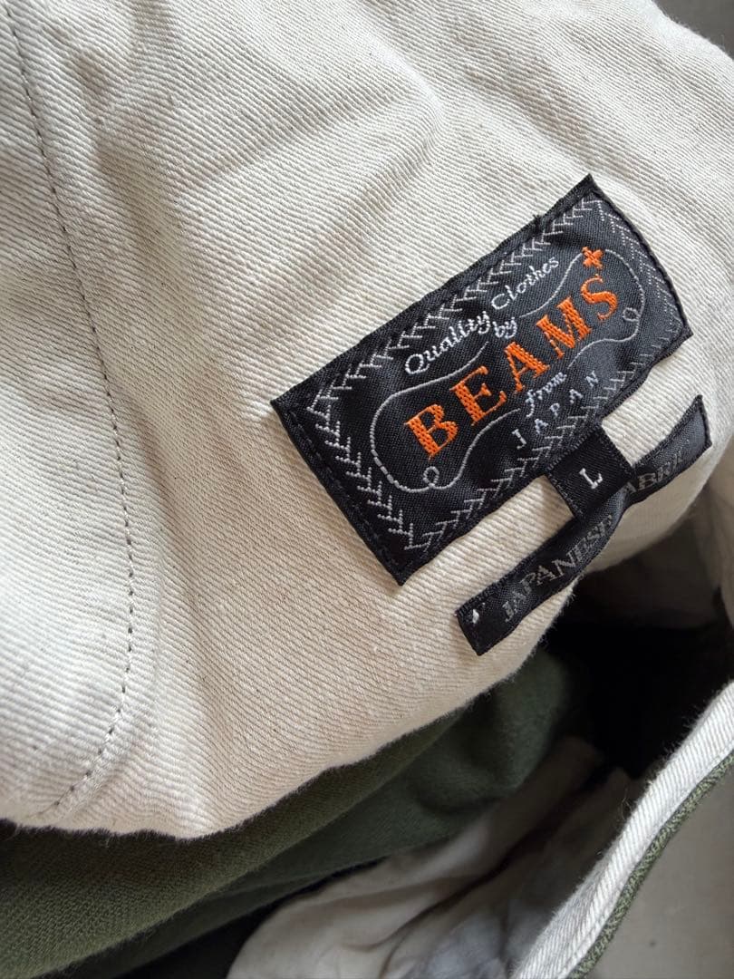 BEAMS PLUS MIL Trousers Herringbone パンツ