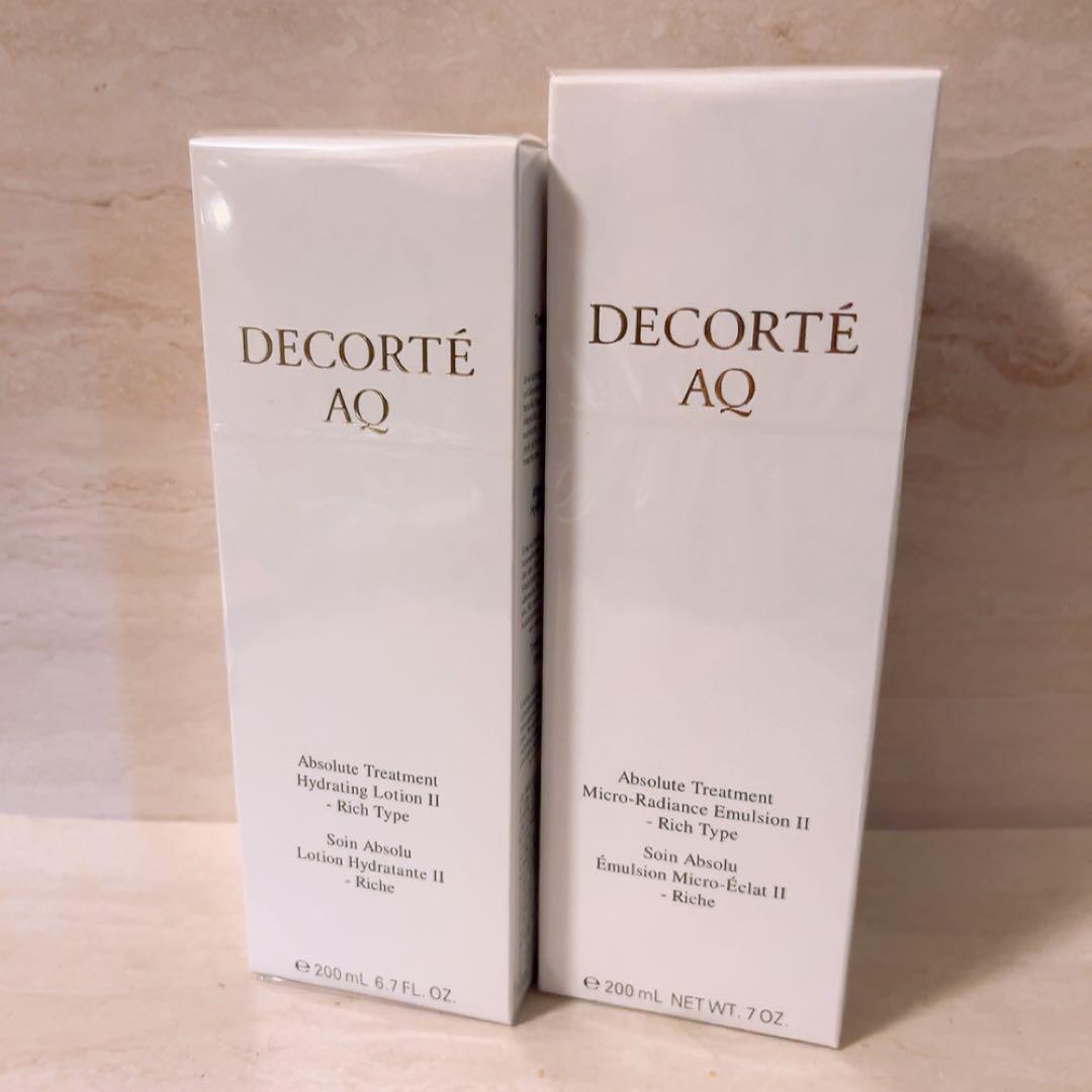 so☆未開封☆ コスメデコルテ AQ アブソリュート ローション エマルジョン