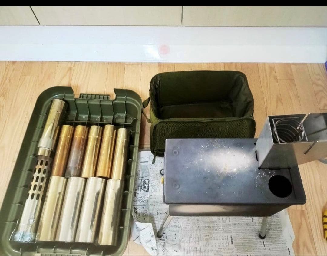 廃盤品　アンモ缶 ペレットストーブ