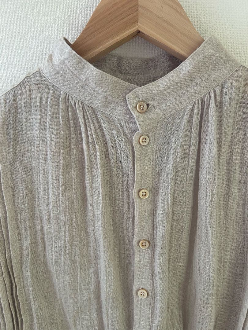 2025aw suzuki takayuki ピンタックボレロ ブラウン